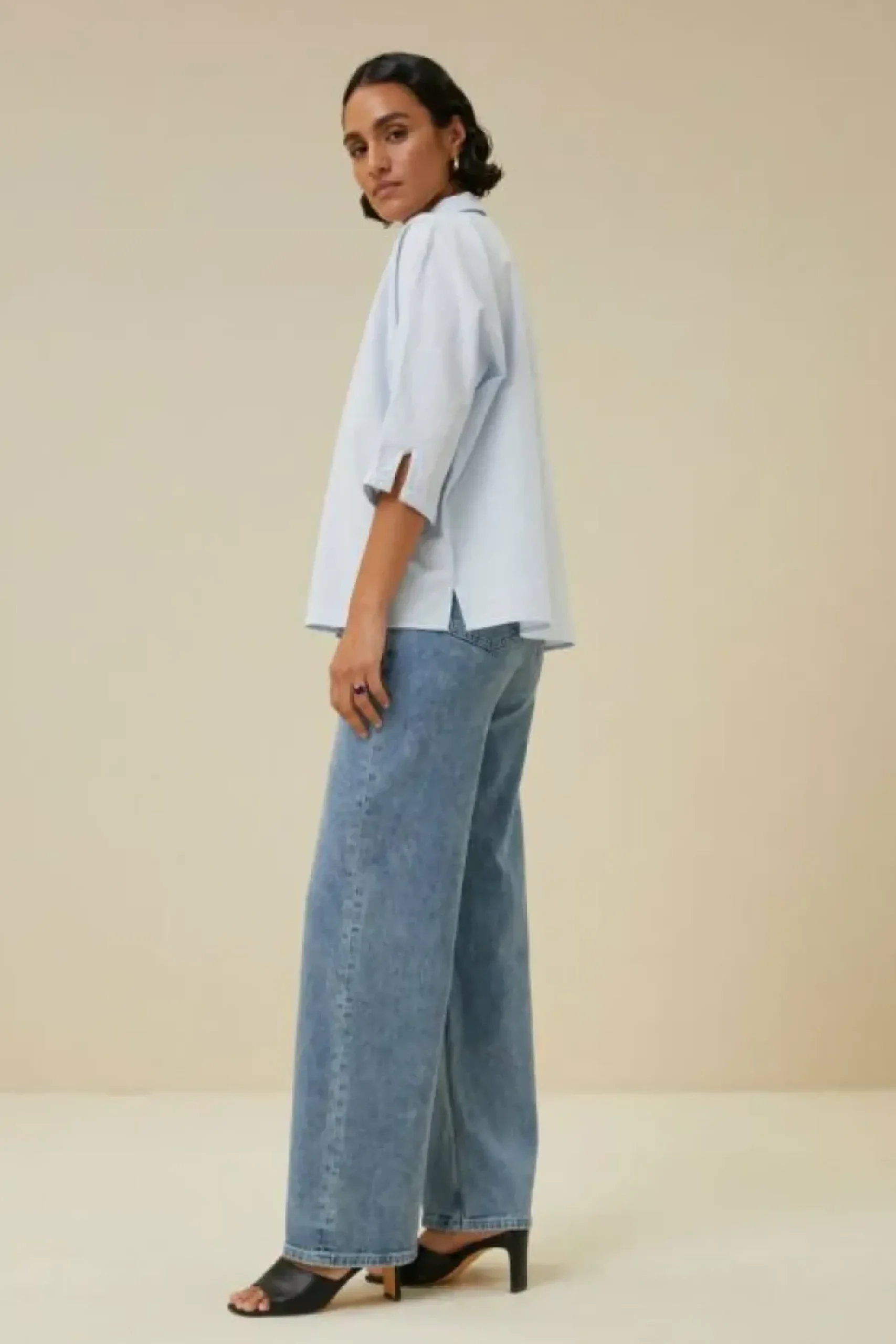 Blouses*By bar norel chambray blouse | light blue