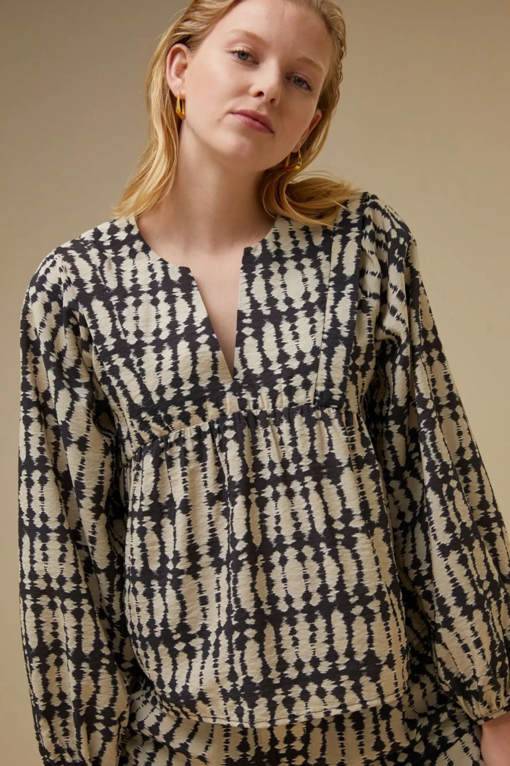 Blouses*By bar nova tie dyed blouse | tie-dye print