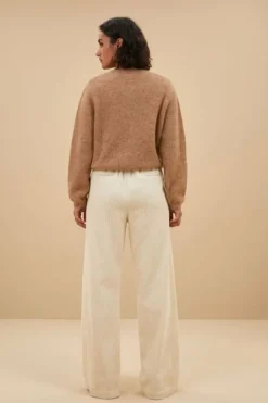 Broeken*By bar odin cord pants | sand shell