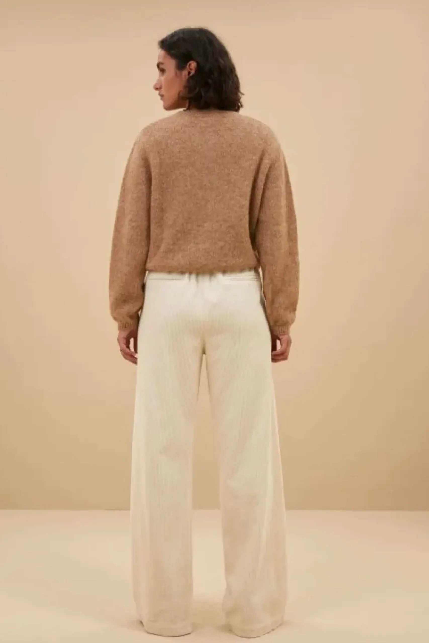 Broeken*By bar odin cord pants | sand shell