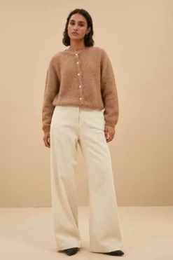 Broeken*By bar odin cord pants | sand shell