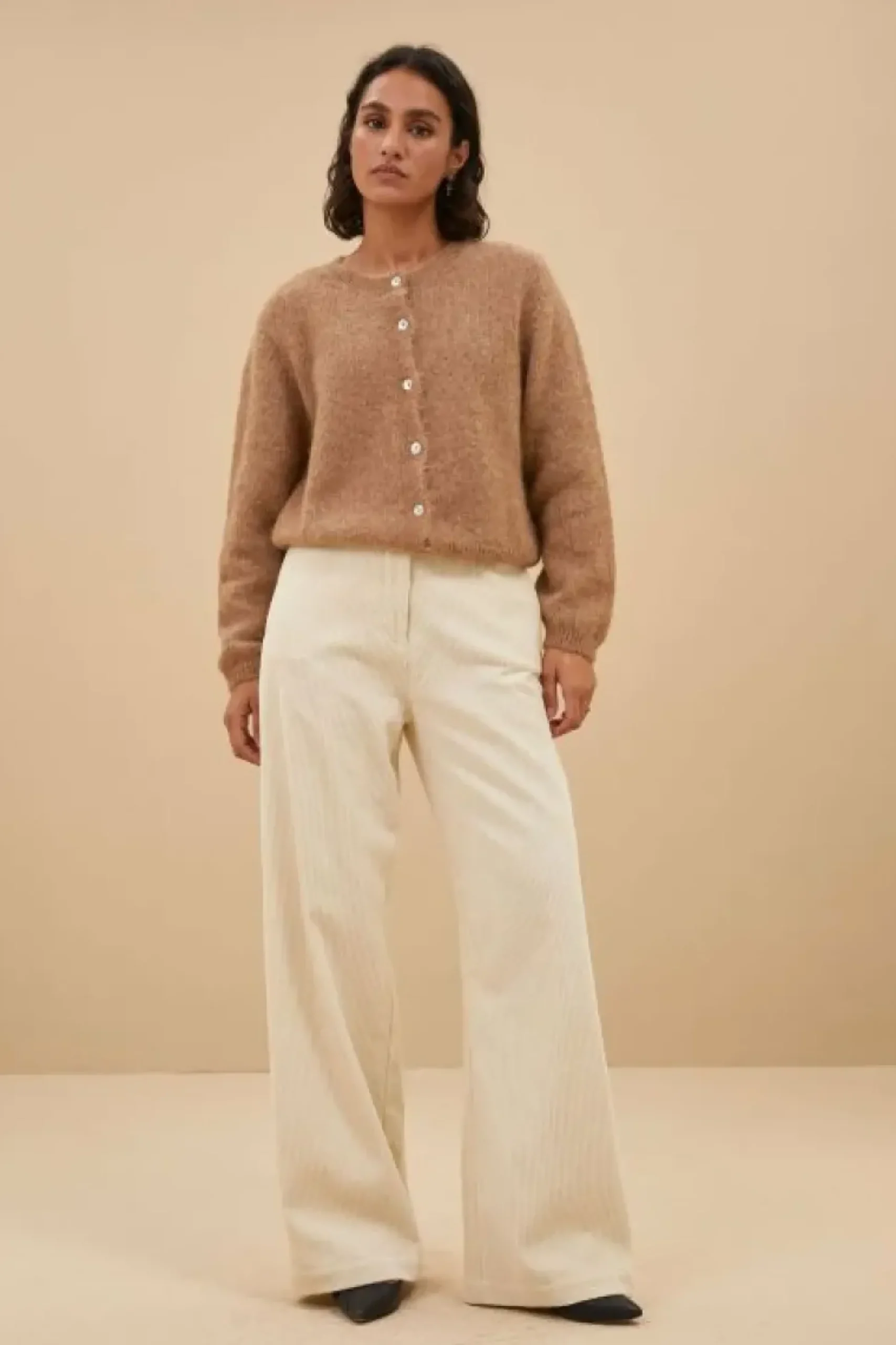 Broeken*By bar odin cord pants | sand shell