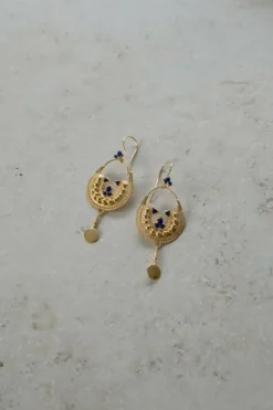 Oorbellen|Sieraden*By bar PD ART EARRING | blue