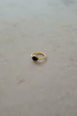 Sieraden*By bar PD MINIMAL RING | black