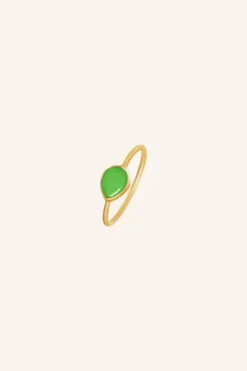 Sieraden*By bar PD MINIMAL RING | green