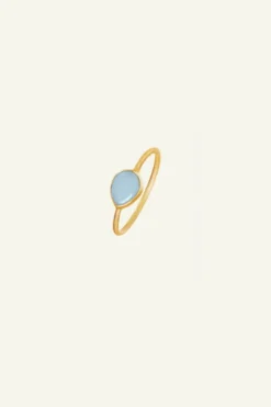 Sieraden*By bar PD MINIMAL RING | light blue