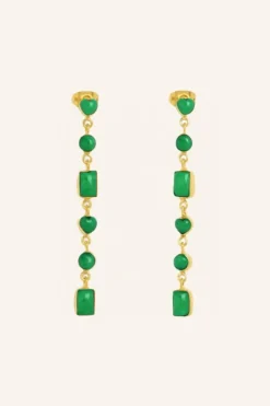 Oorbellen*By bar pd nolan earring | emerald