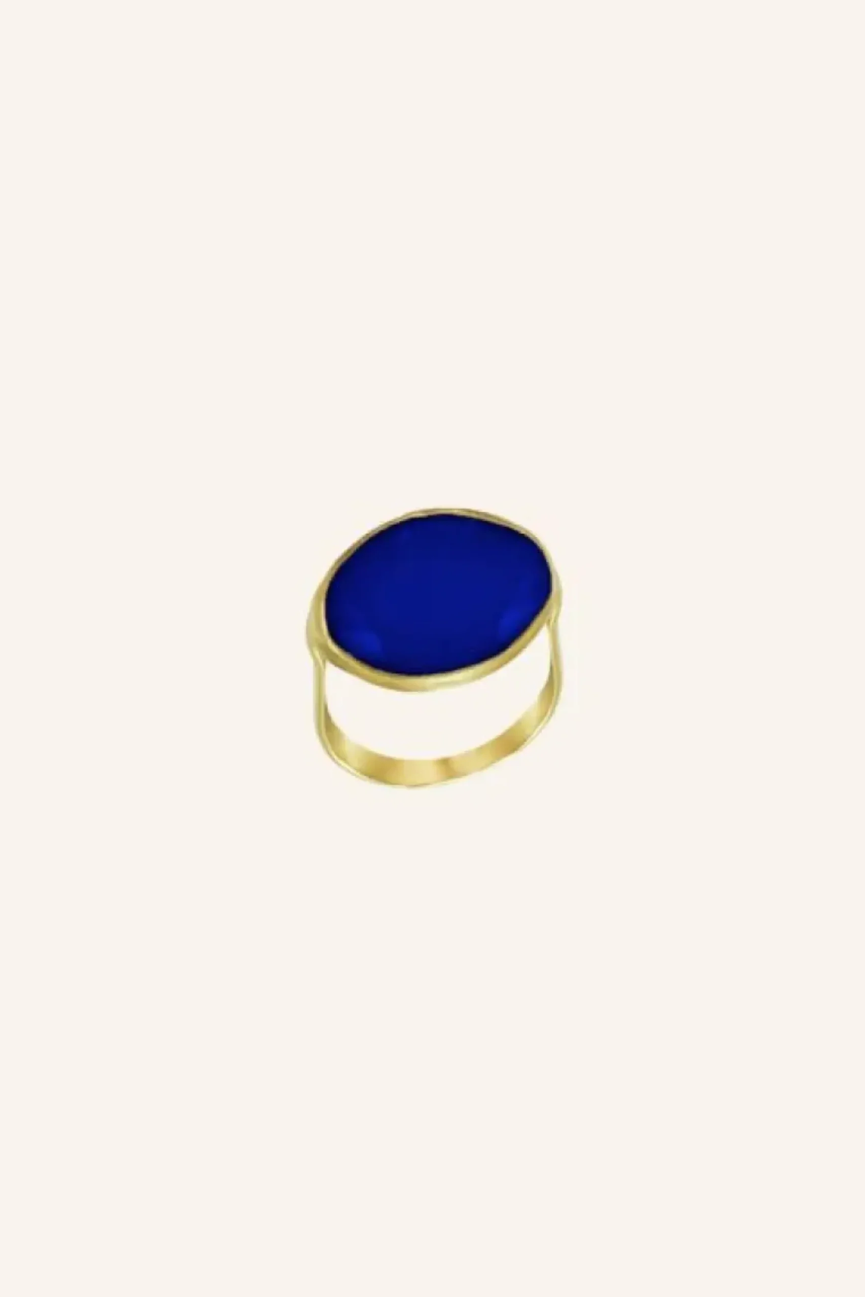 Sieraden*By bar PD OVAL RING | blue