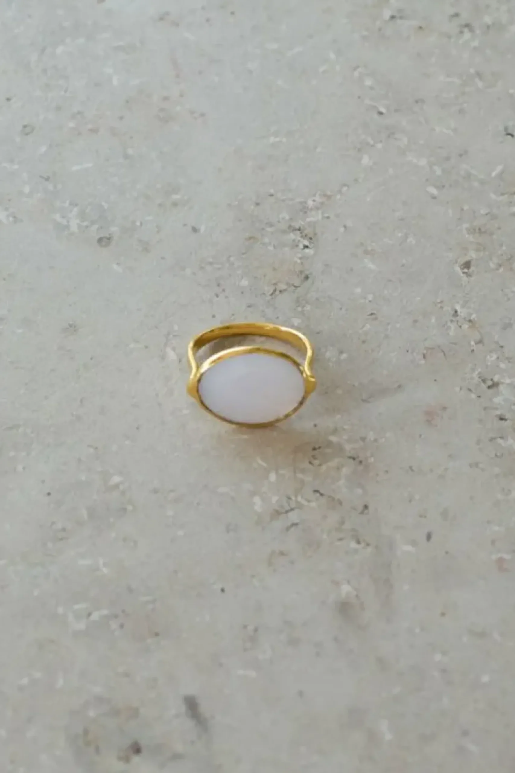 Sieraden*By bar PD OVAL RING | old pink