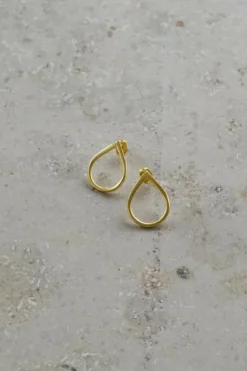 Oorbellen|Sieraden*By bar pd tear | gold