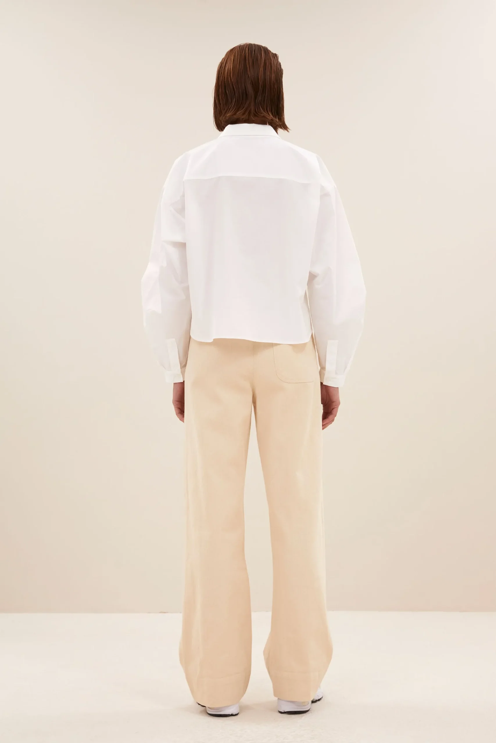 Blouses*By bar penny poplin blouse | white