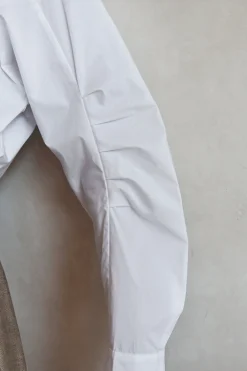 Blouses*By bar penny poplin blouse | white