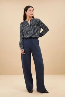 Blouses*By bar ribbe rastre blouse | rastre print
