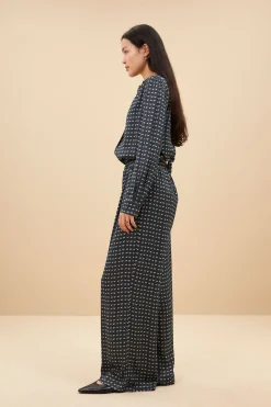 Blouses*By bar ribbe rastre blouse | rastre print