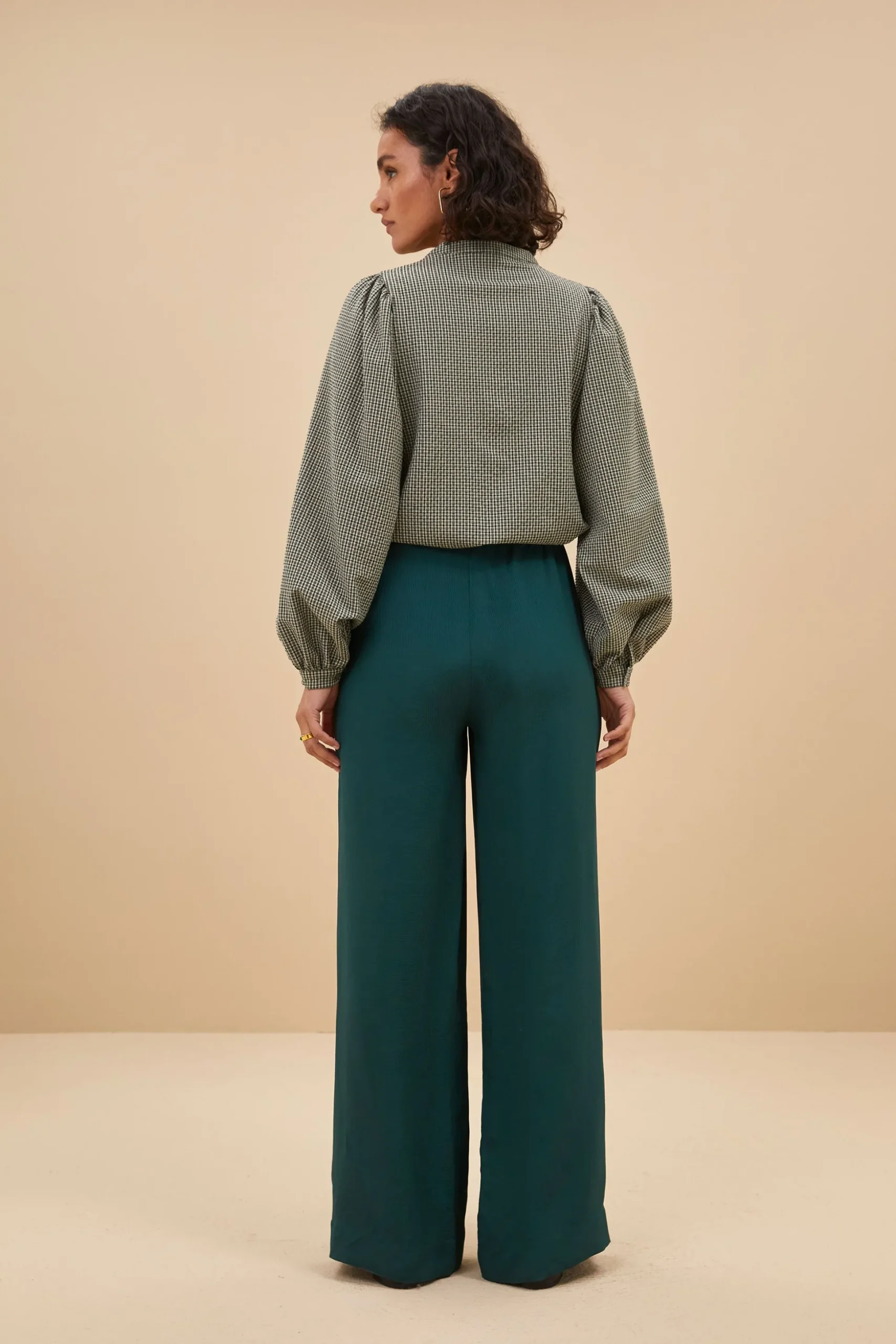 Blouses*By bar rikki small check blouse | small check