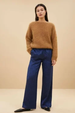 Broeken*By bar robyn blue cheetah pants | blue cheetah print