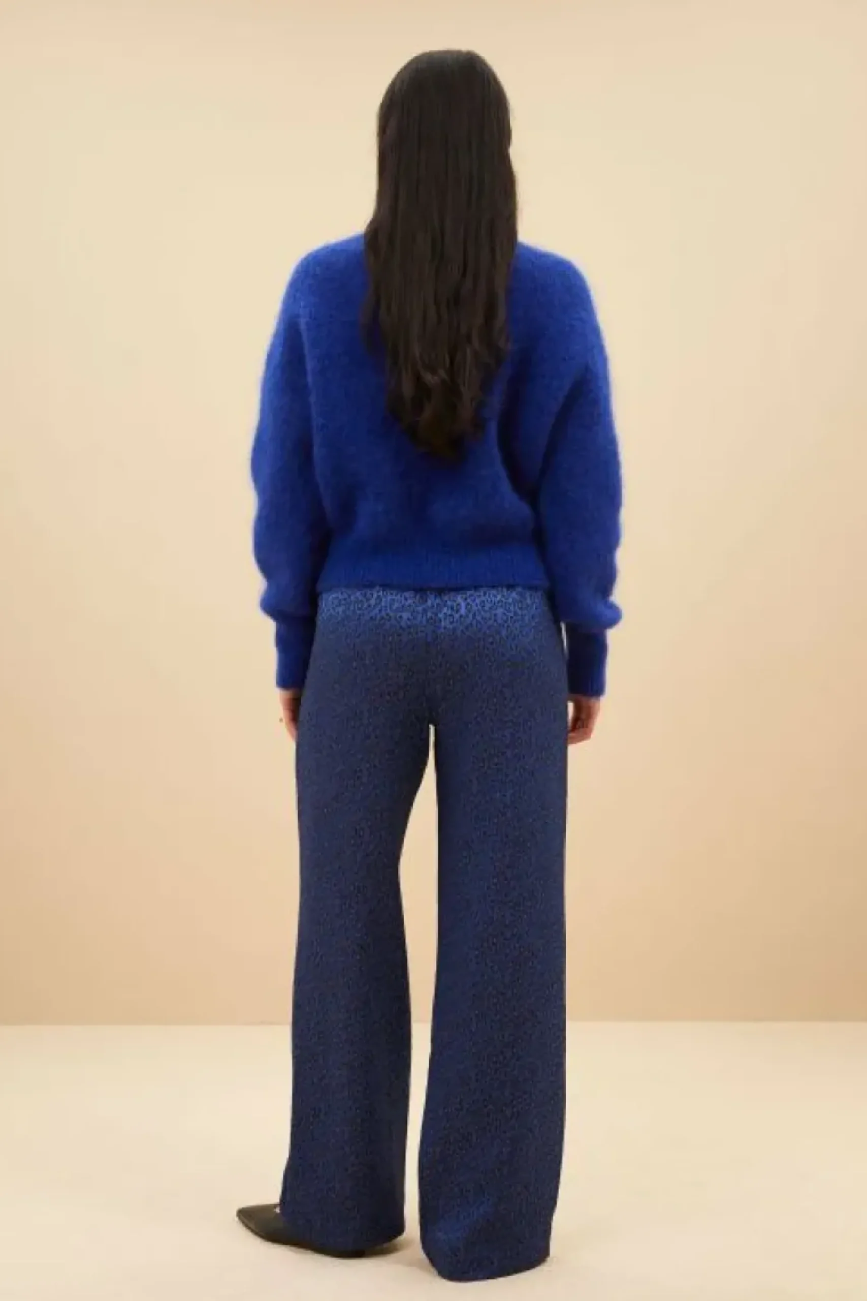 Broeken*By bar robyn blue cheetah pants | blue cheetah print