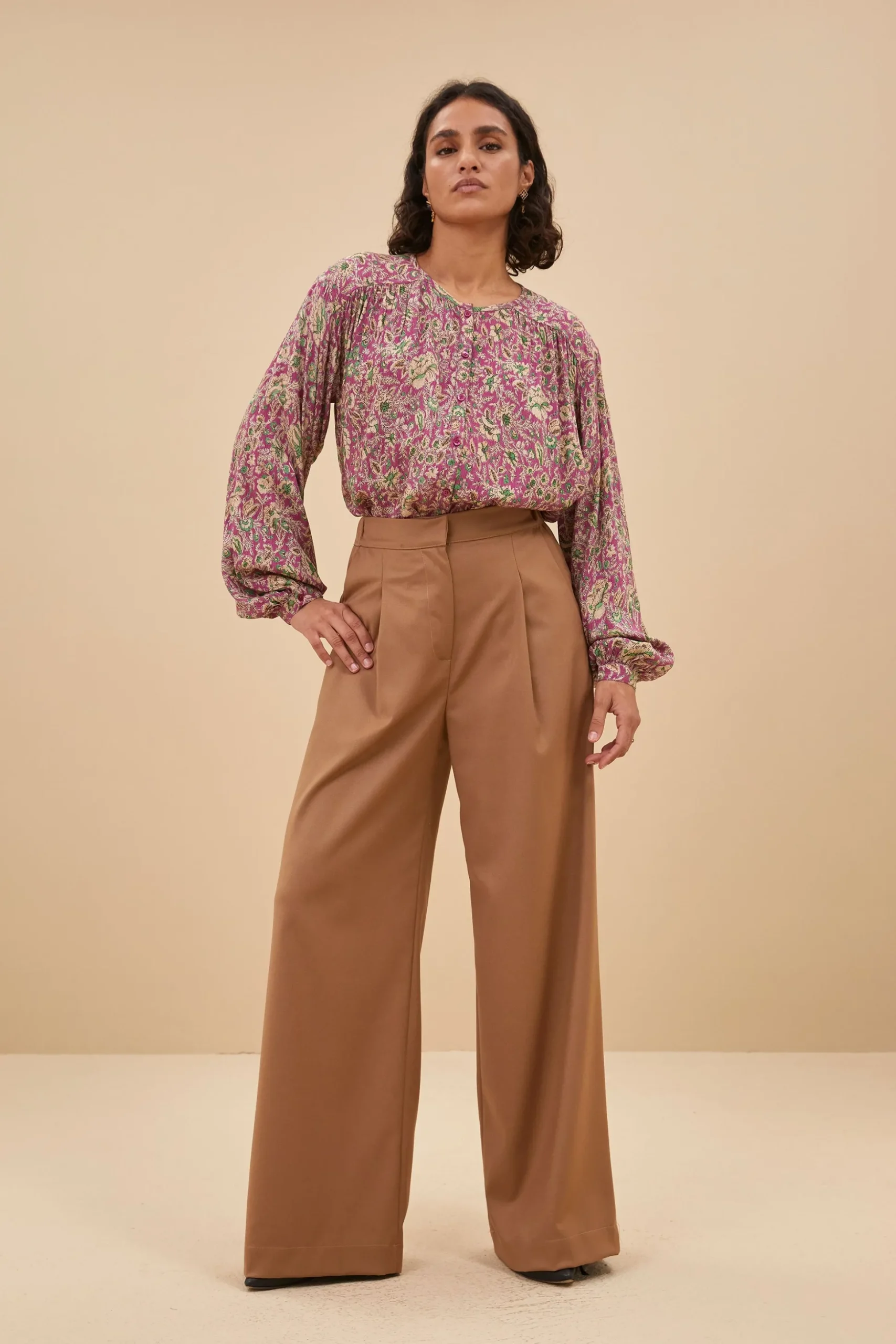 Blouses*By bar saar bouquet blouse | bouquet print