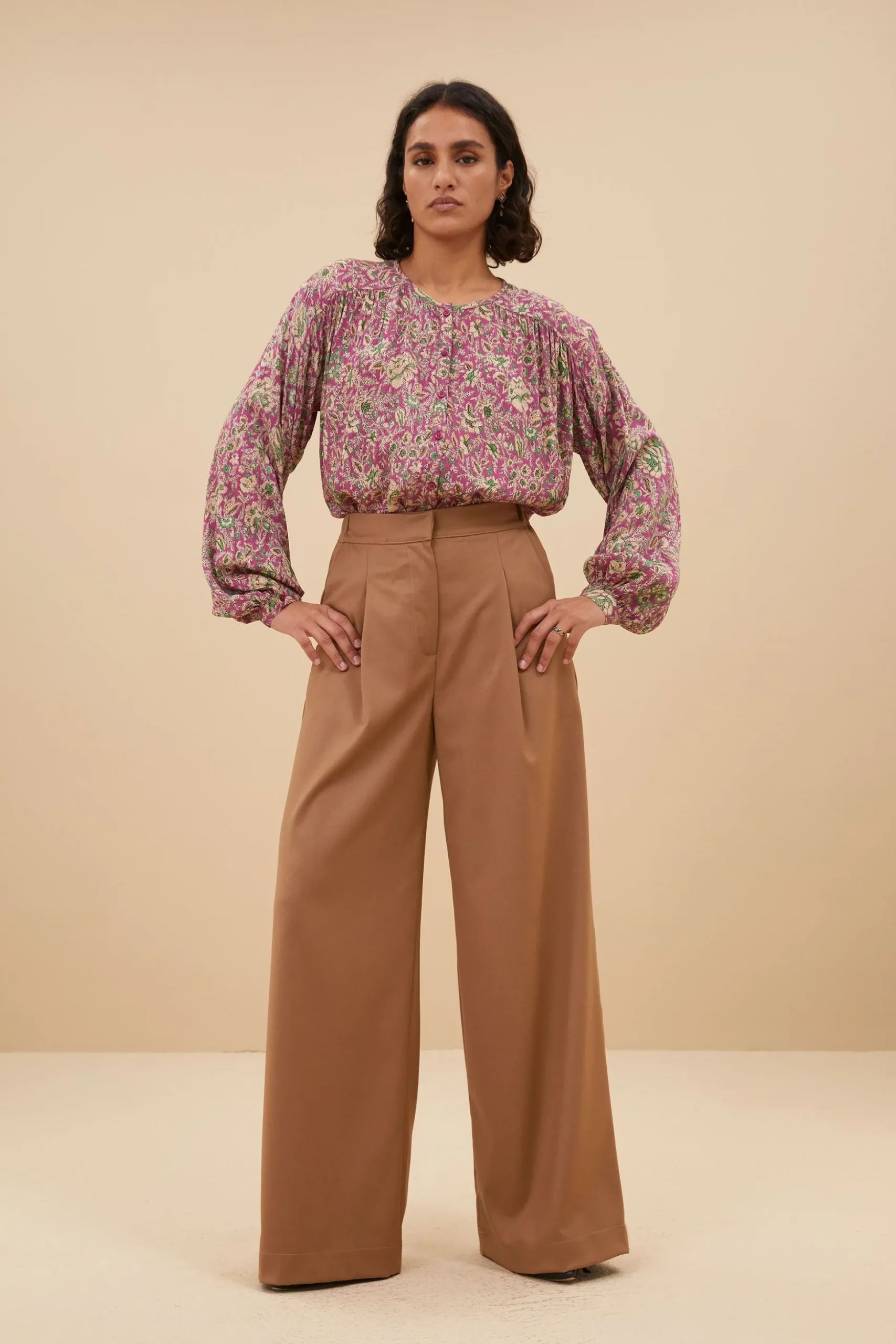 Blouses*By bar saar bouquet blouse | bouquet print