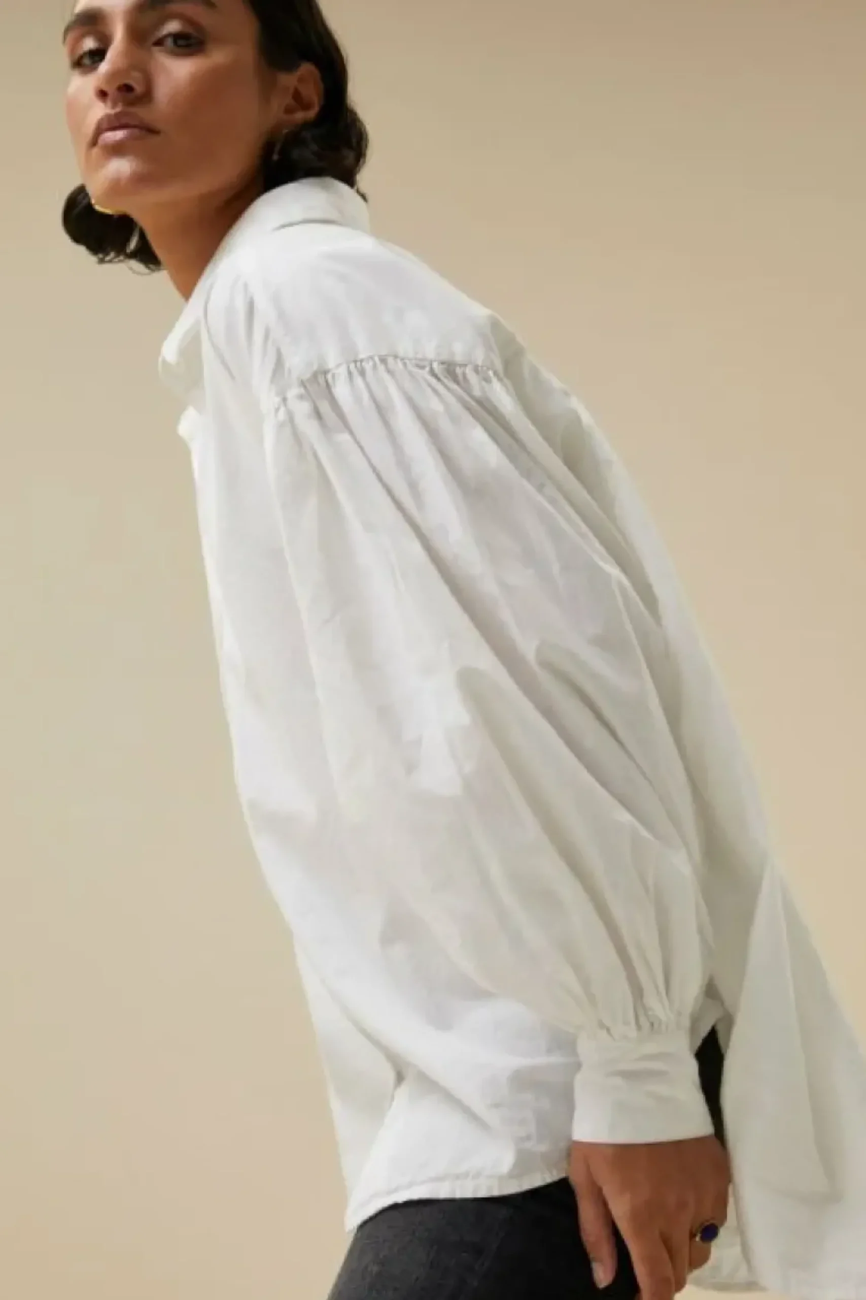 Blouses*By bar sarah poplin blouse | white