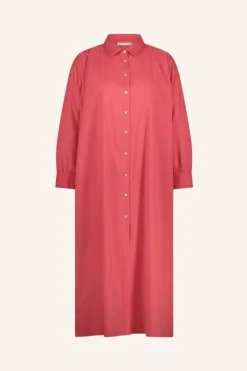 Jurken*By bar shirt dress | poppy red