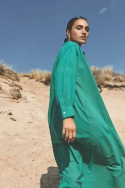 Jurken*By bar shirt dress | spring green