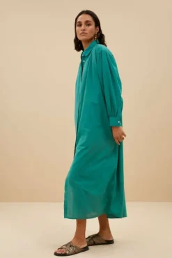 Jurken*By bar shirt dress | spring green