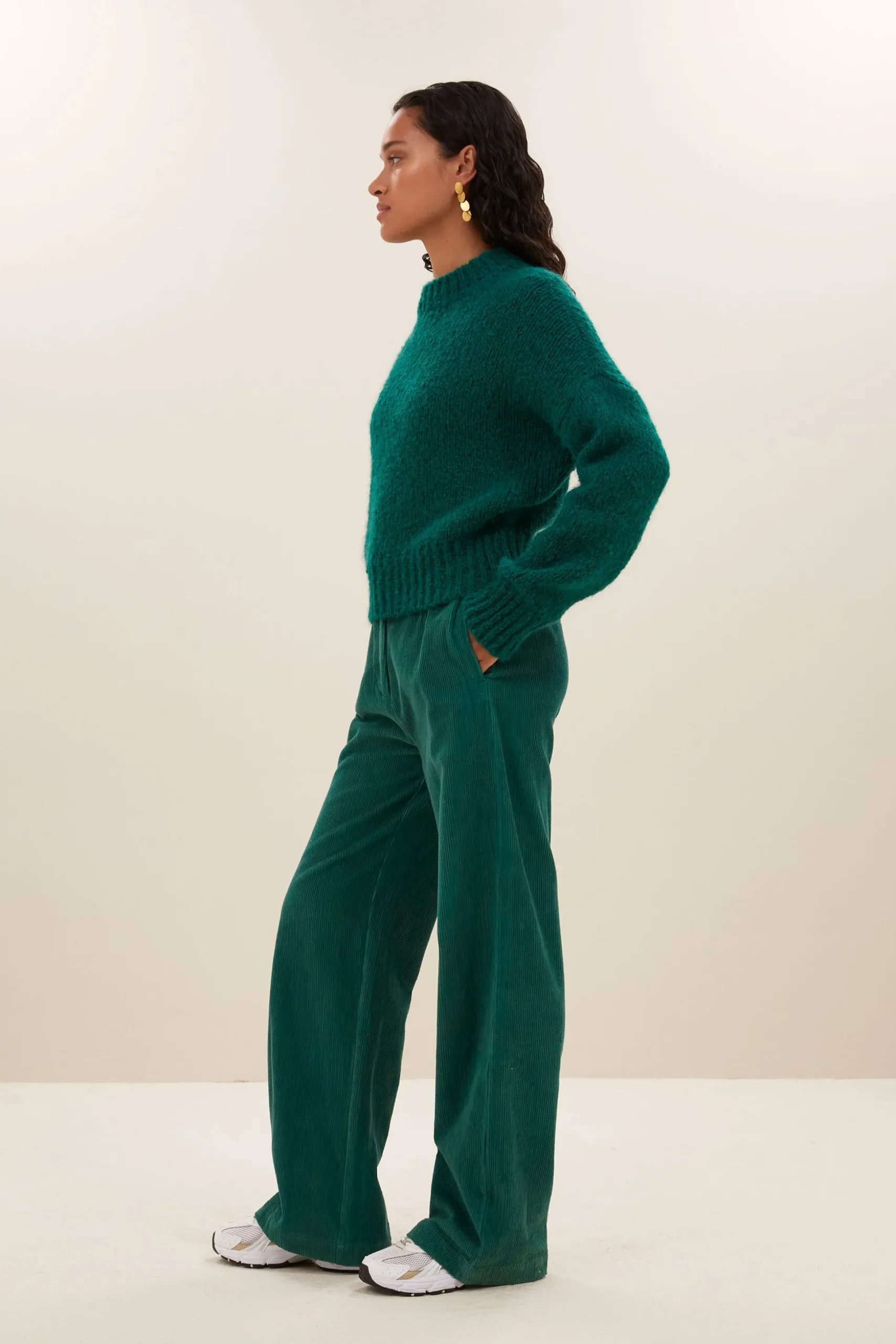 Truien*By bar sonny bulky pullover | peacock green