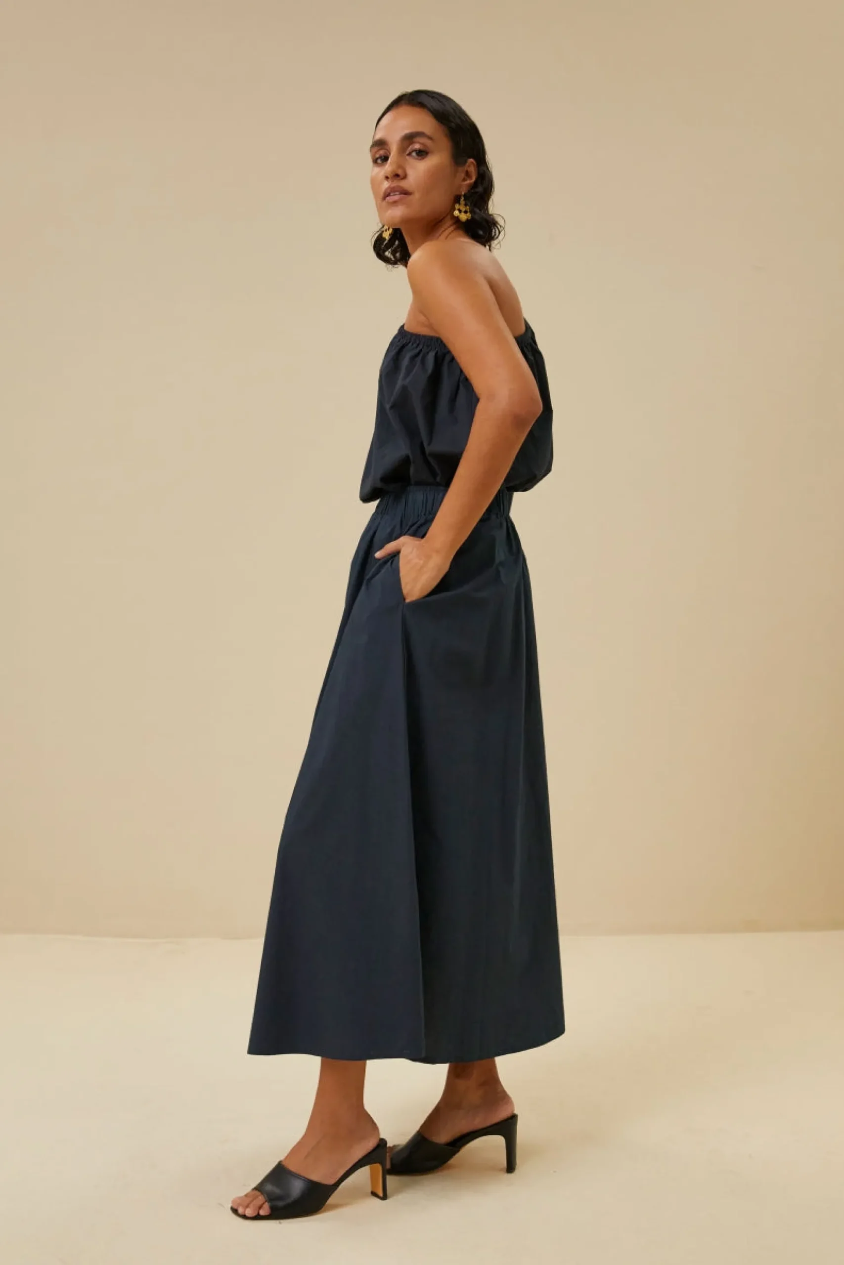 Blouses*By bar stella poplin blouse | midnight