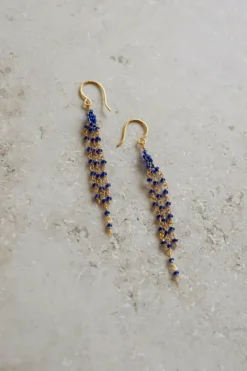 Oorbellen|Sieraden*By bar sterre earring | blue