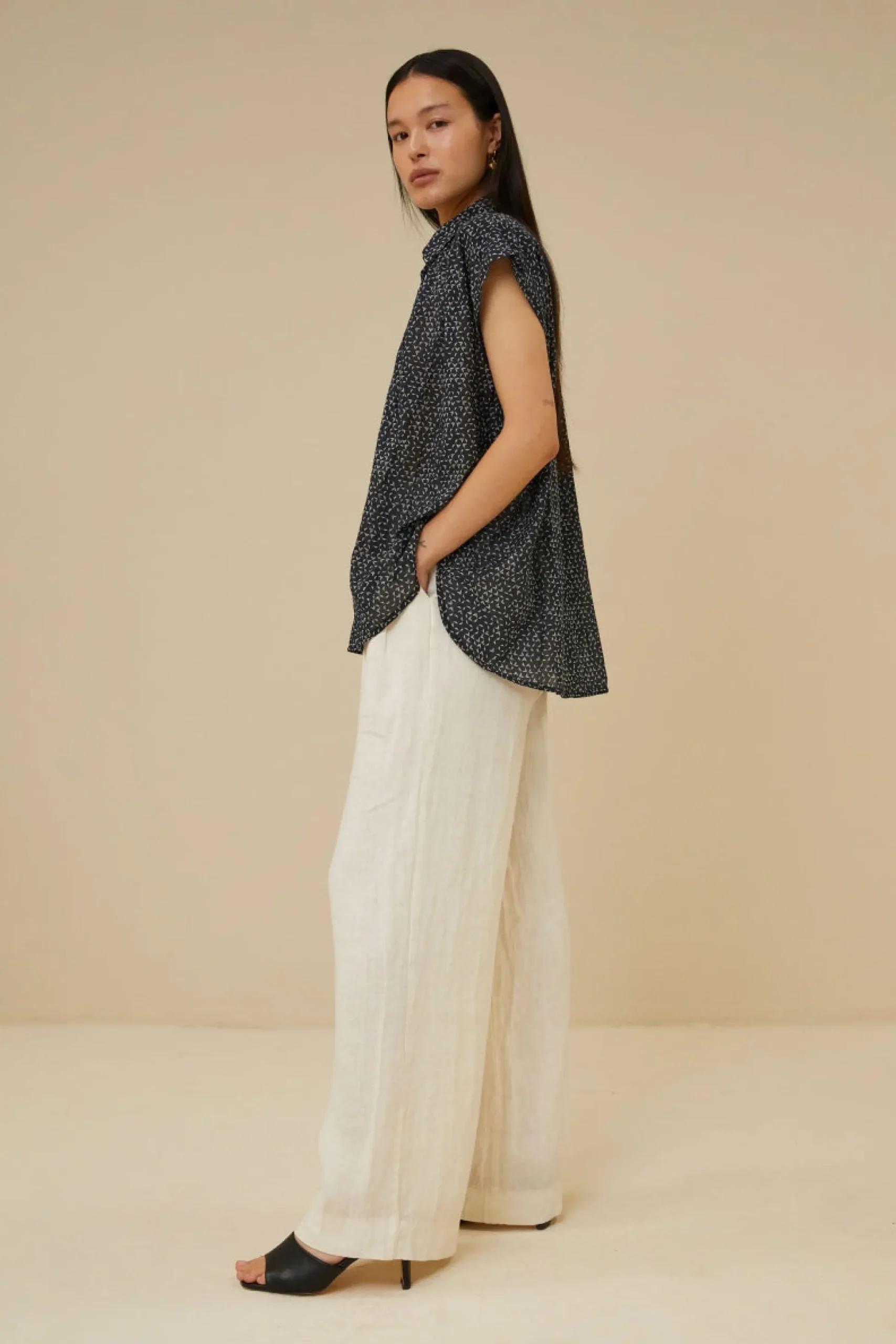 Blouses*By bar stevie paper blouse | paper print
