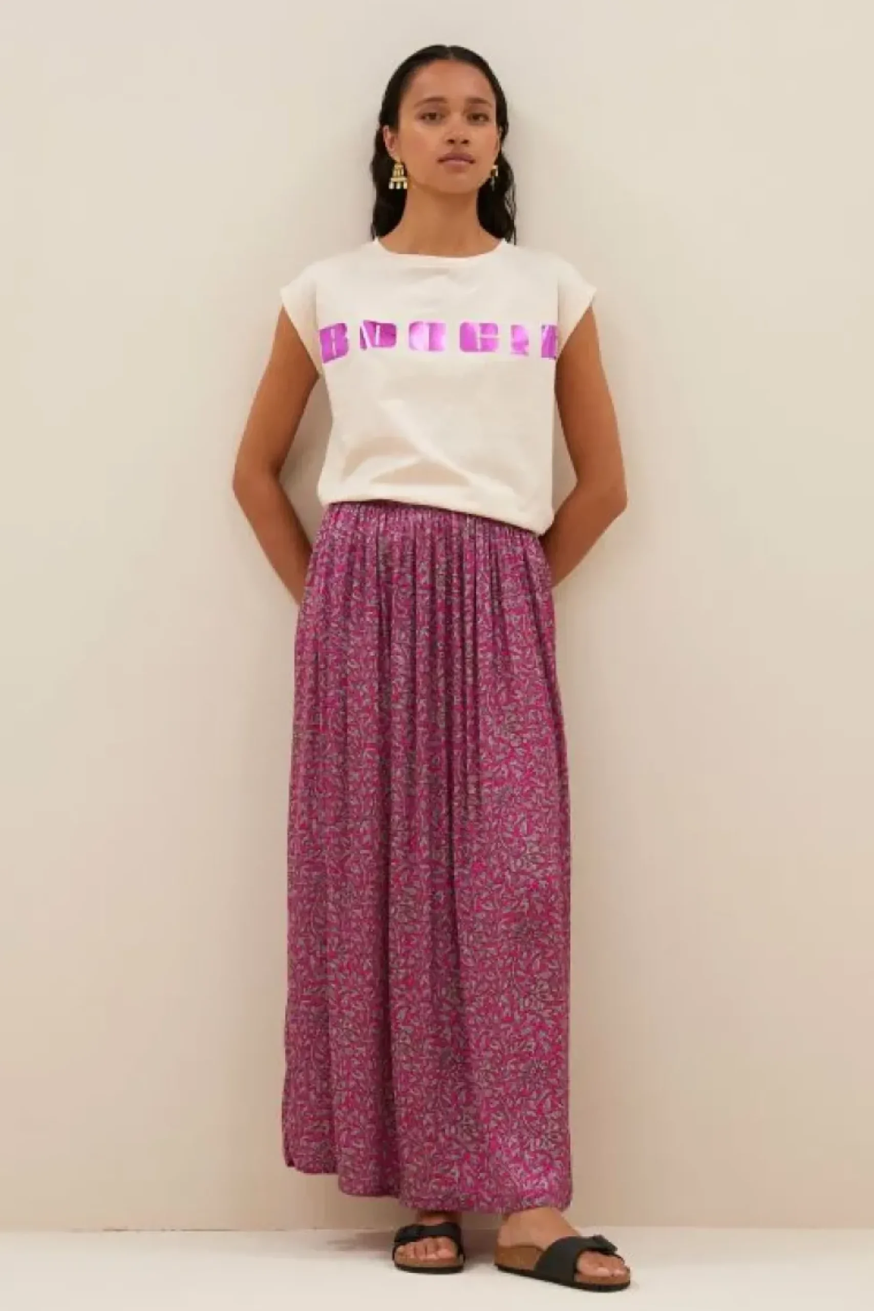 Tops & Shirts*By bar thelma boogie top | oyster melee