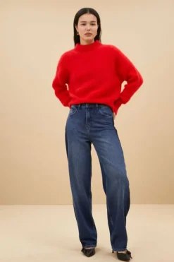Jeans|Broeken*By bar two tone pants | denim