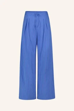 Broeken*By bar uma stripe pants | vivid blue stripe
