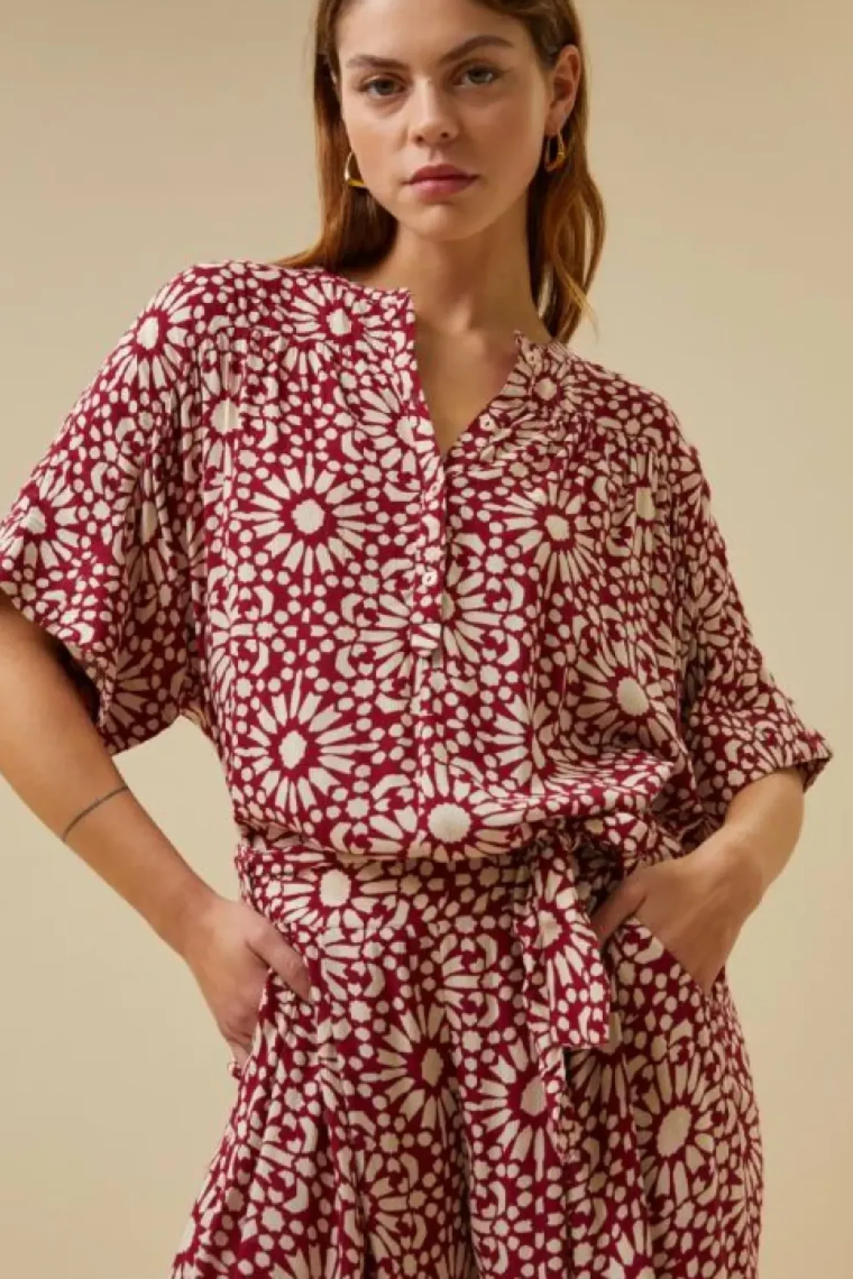 Broeken*By bar wanda sunflower pant | sunflower print