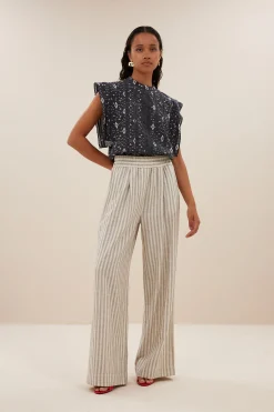 Blouses*By bar xena midnight ikat blouse | midnight ikat