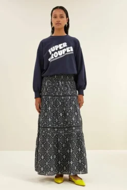 Rokken*By bar xena midnight ikat skirt | midnight ikat