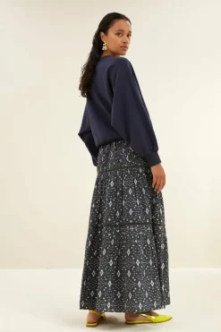 Rokken*By bar xena midnight ikat skirt | midnight ikat